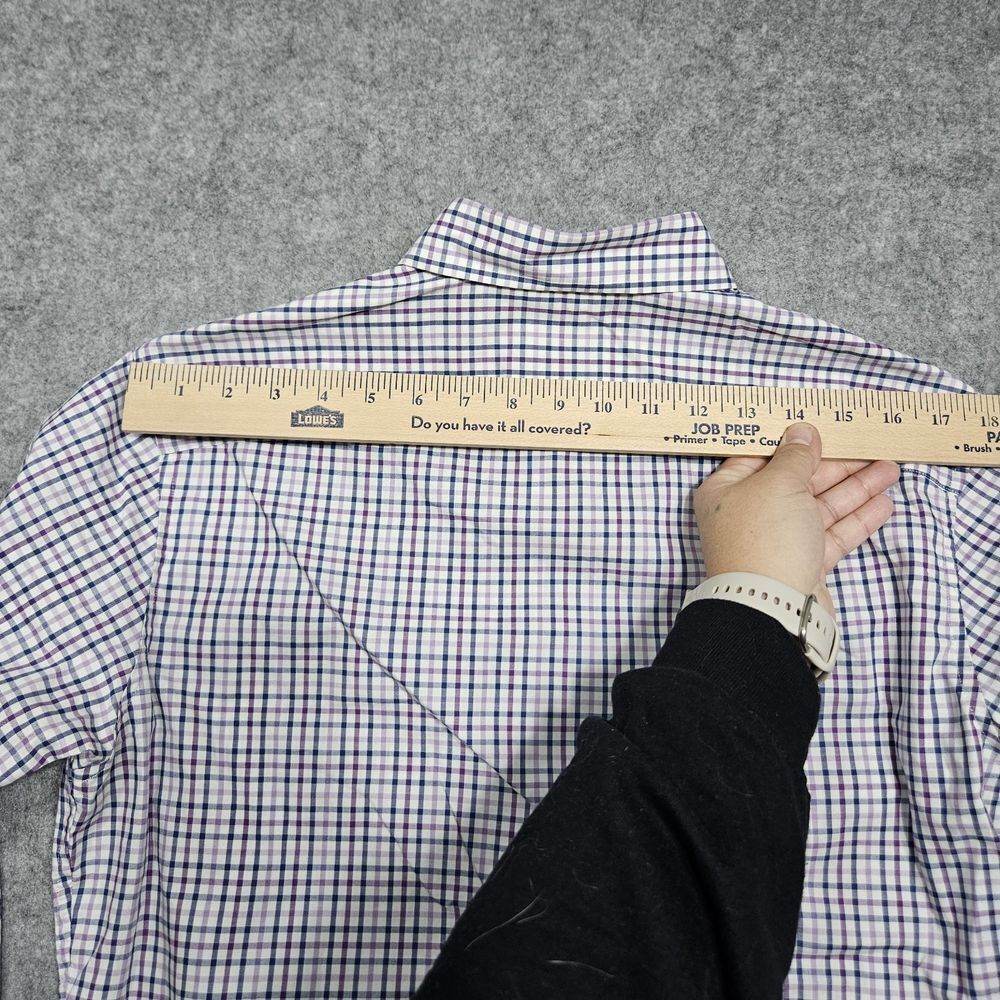 Todd Shelton Shirt Mens Purple Button Up Preppy Casual‎ *see Pics For Size - Picture 6 of 8